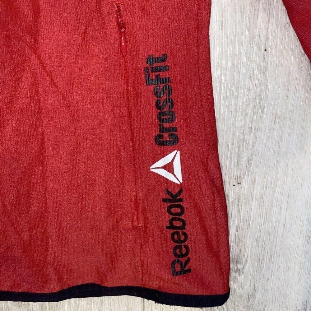 Reebok Crossfit Lightweight Jacket Full Zip Red S - Picture 4 of 5